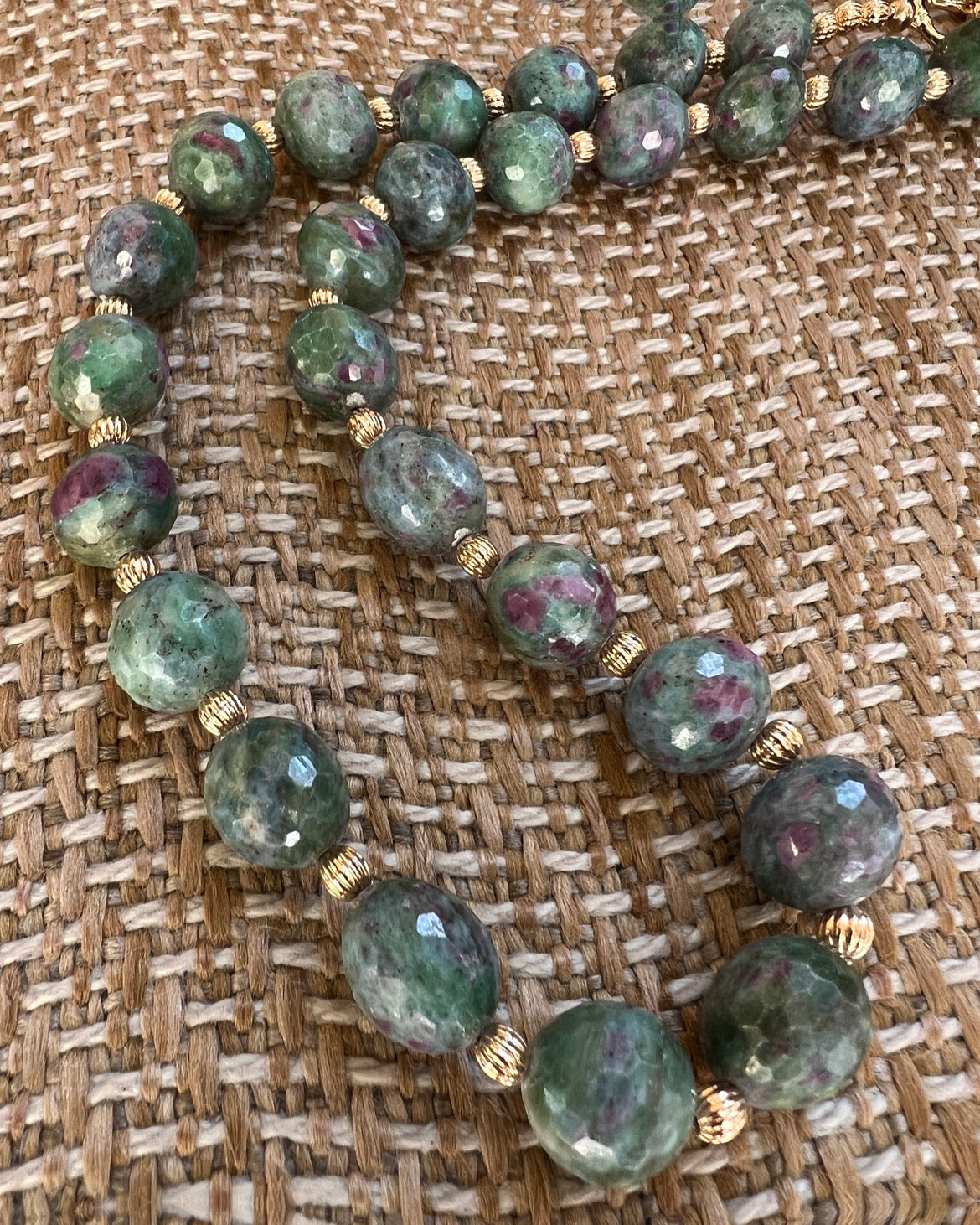 Ruby Fuchsite Necklace