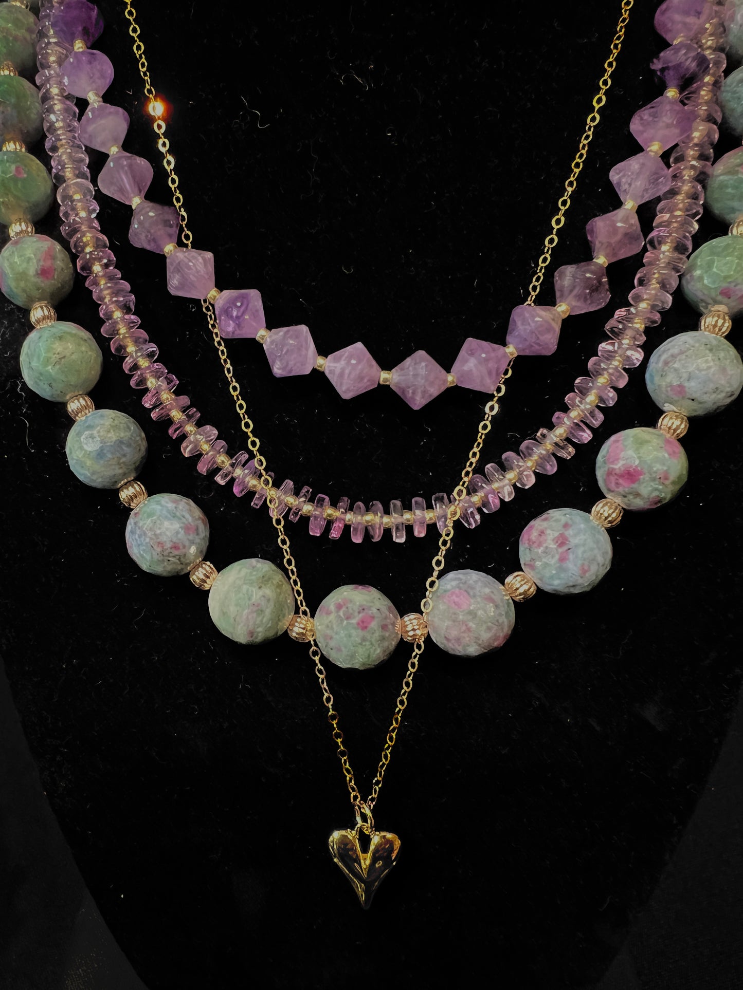 Ruby Fuchsite Necklace
