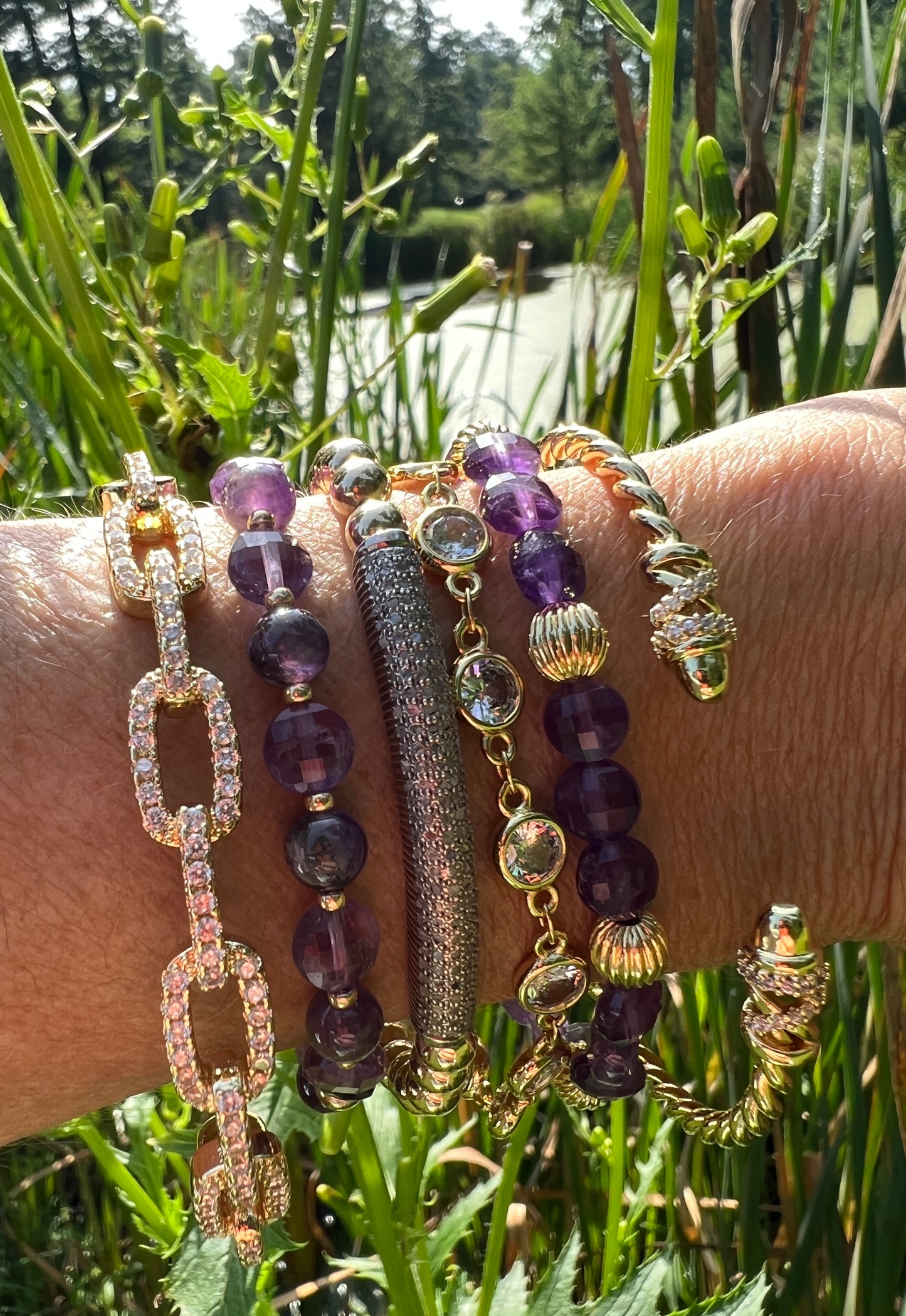 Amethyst Bracelet Collection