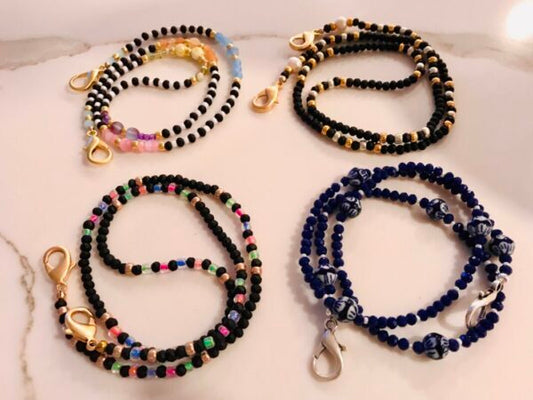 Pearl Bead Face Mask Chains