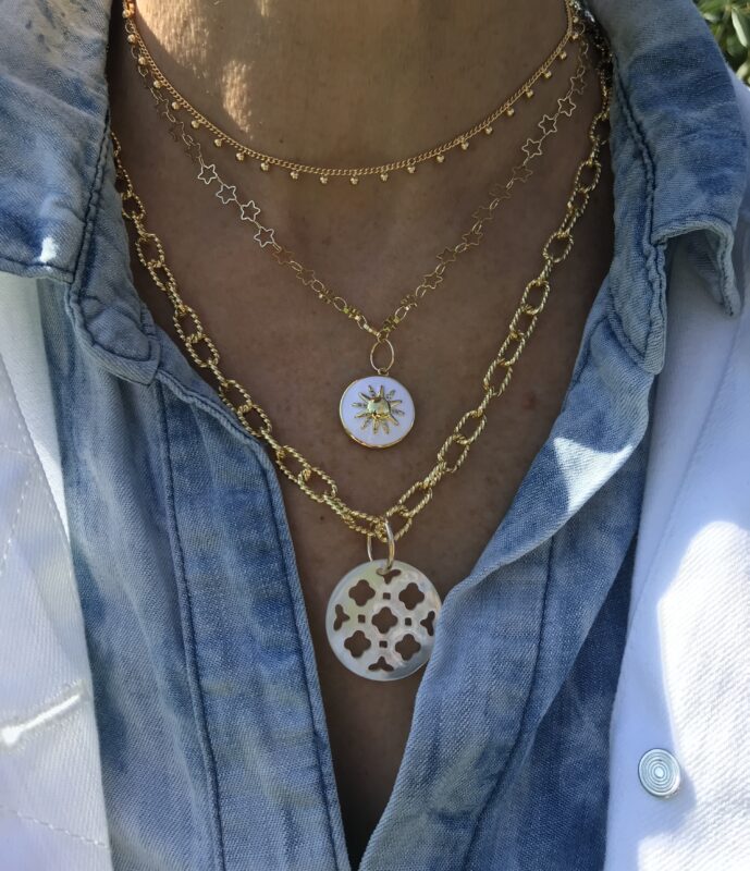 Pearl Filagree Pendant Necklace
