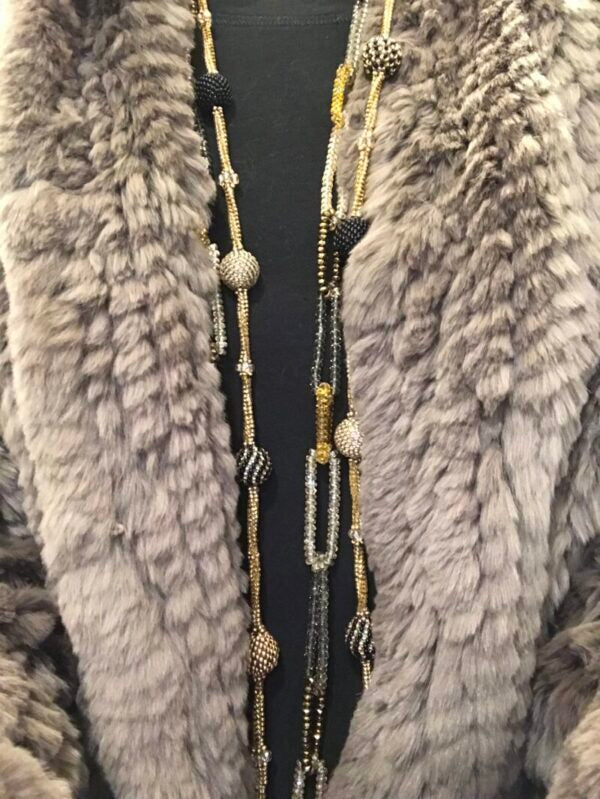 Chain Hand Bead Necklace