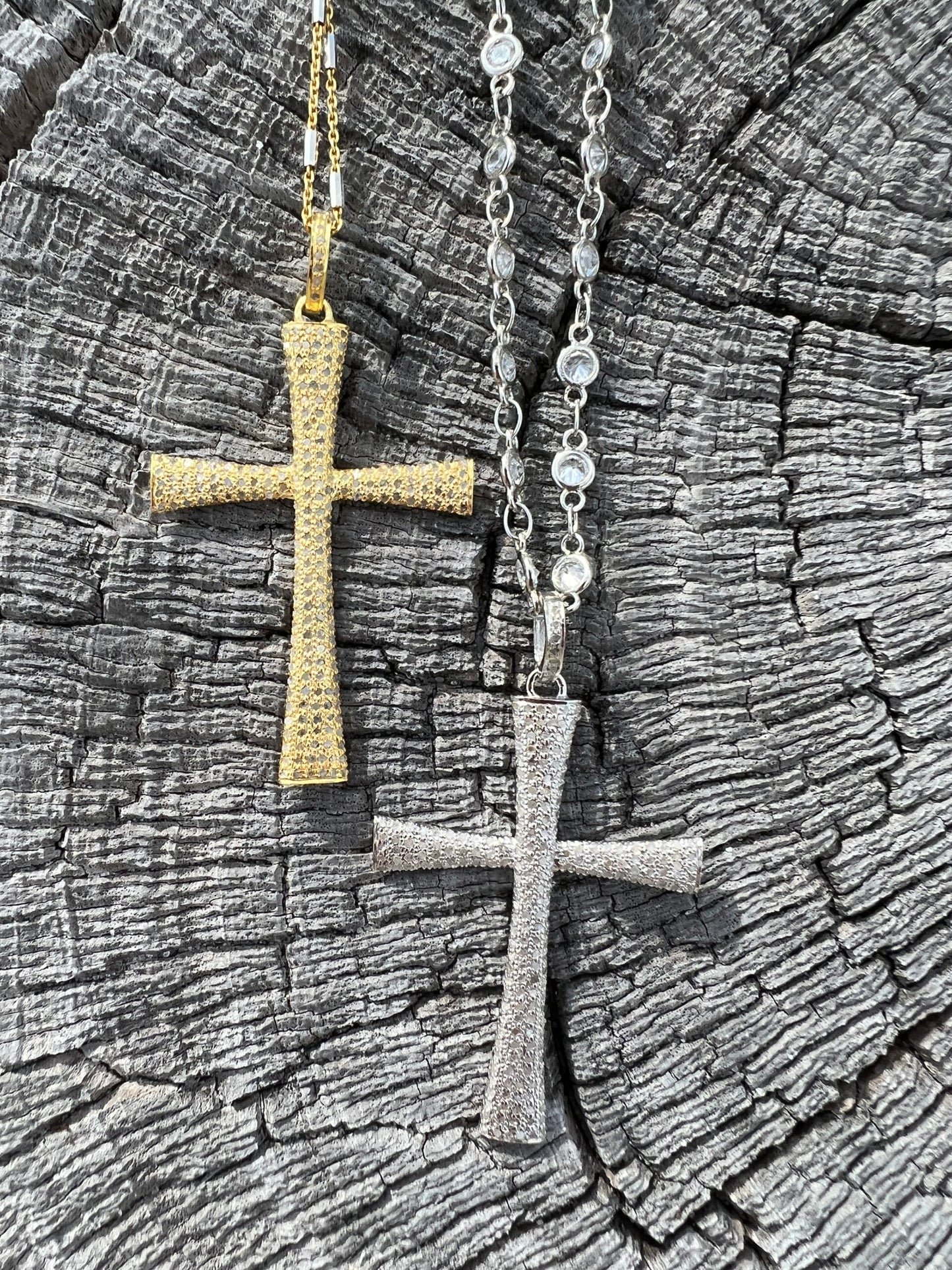 Diamond Cross Necklaces