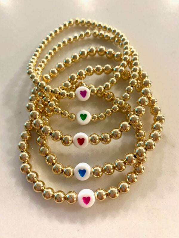 Heart Gold Filled Bracelets