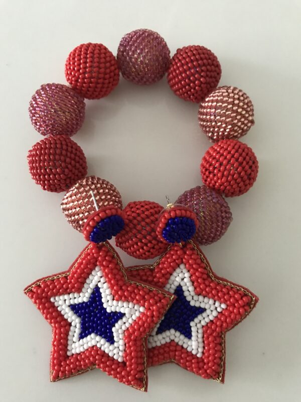 Colored Hand Bead Necklaces