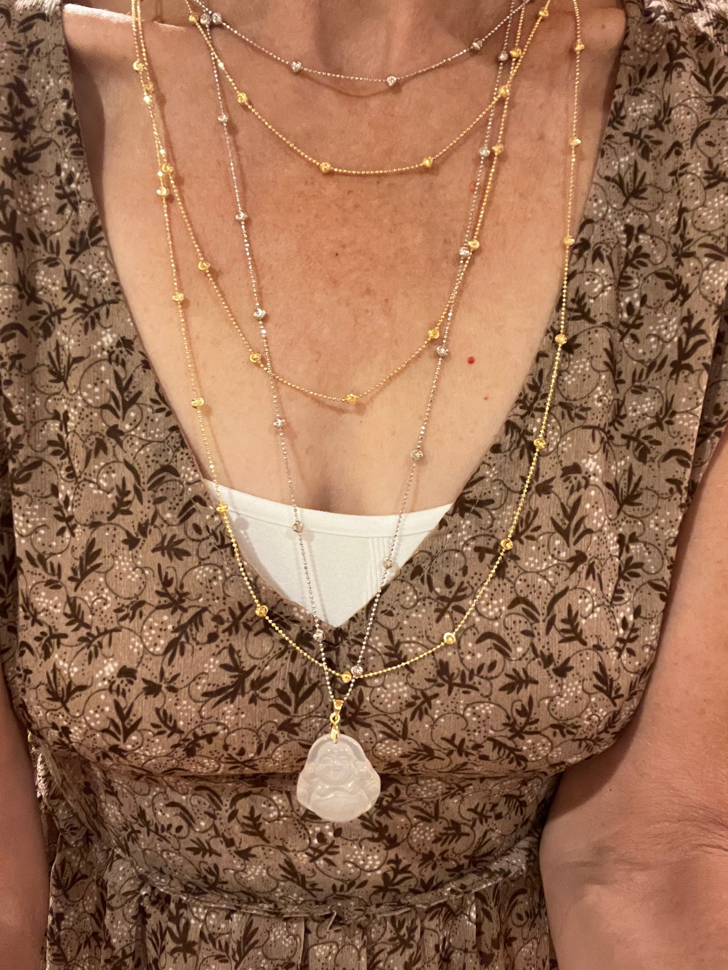 Buddha Necklace Mother Of Pearl