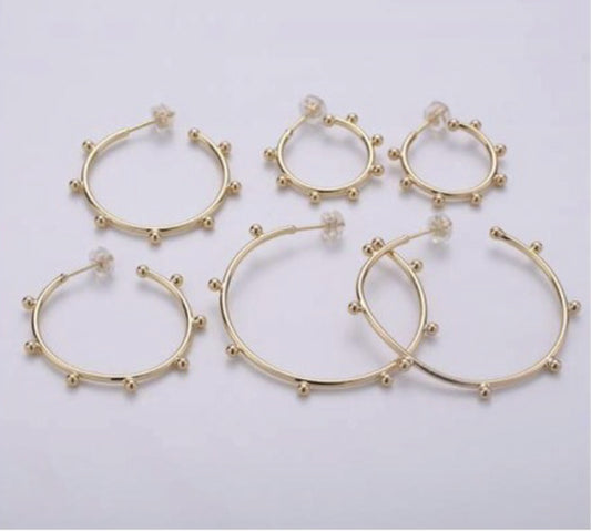 Gold Filled Hoops