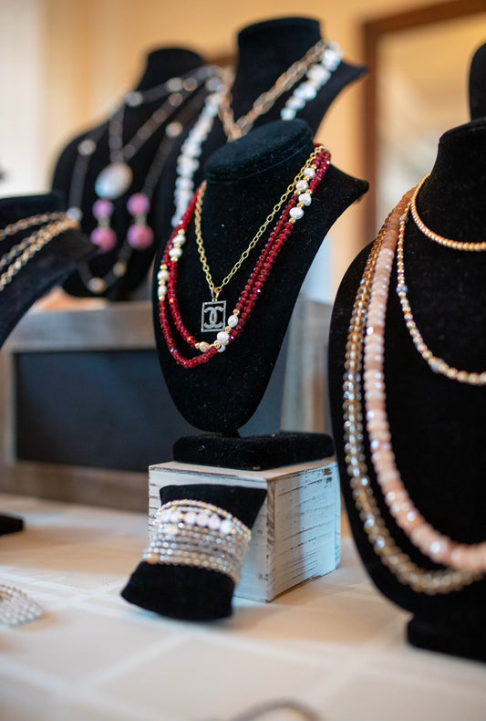 Crystal Hand Beaded Necklaces