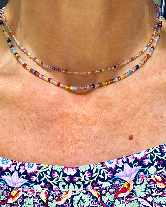 Rainbow Crystal Necklaces