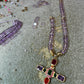Amethyst Cross Necklace