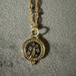 CZ Round Pendant Necklace