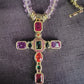 Amethyst Cross Necklace