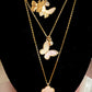 Butterfly Cz Necklaces