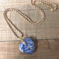 Lapis Gold Fill Heart Necklace