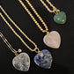 Lapis Gold Fill Heart Necklace