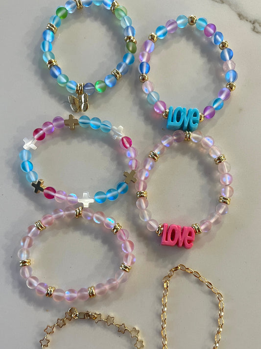 Children's Elastic & Gold Fill Bracelets