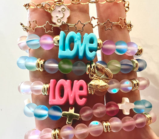 Children's Elastic & Gold Fill Bracelets