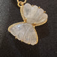 Mother of Pearl Mossiante Butterfly Necklace