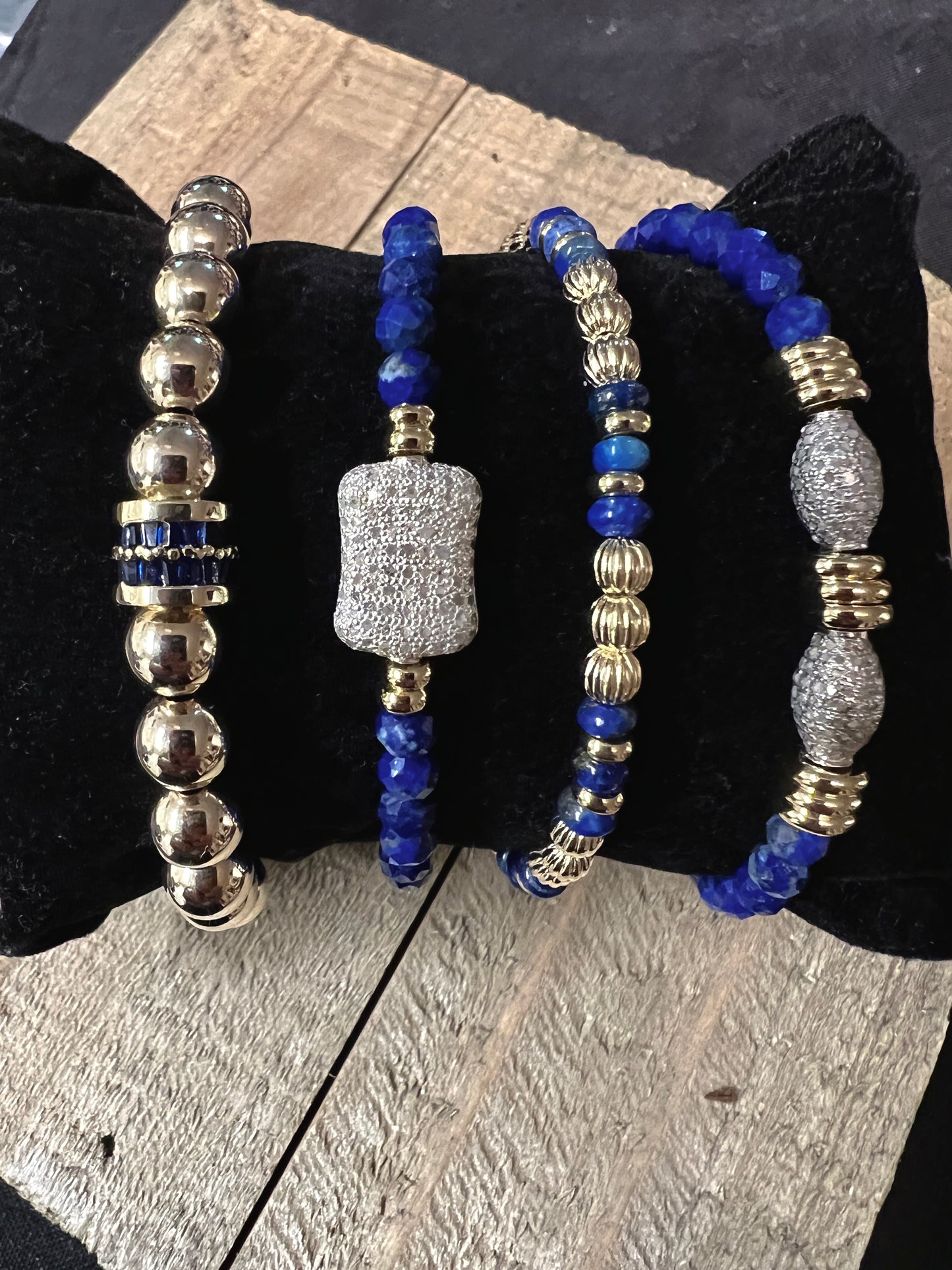 Lapis Beaded Bracelets