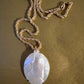 Mother of Pearl Leaf Necklace
