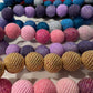 Colorful Beaded Ball Necklaces