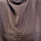 CZ Gun Metal Chain Necklace