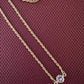 Cz Dainty Rope Necklace
