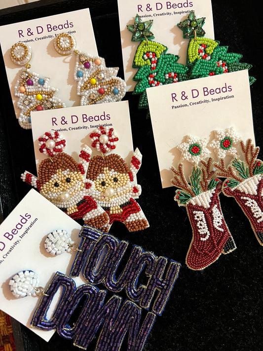Holiday Beaded Earrings