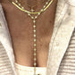CZ Cross Gold Fill Necklace