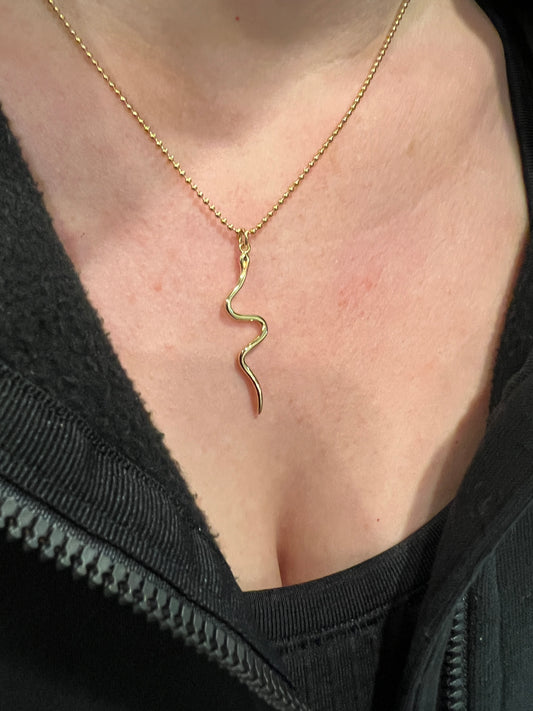 Snake Pendant Necklace