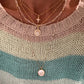 CZ Cross Gold Fill Necklace
