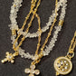 CZ Round Pendant Necklace