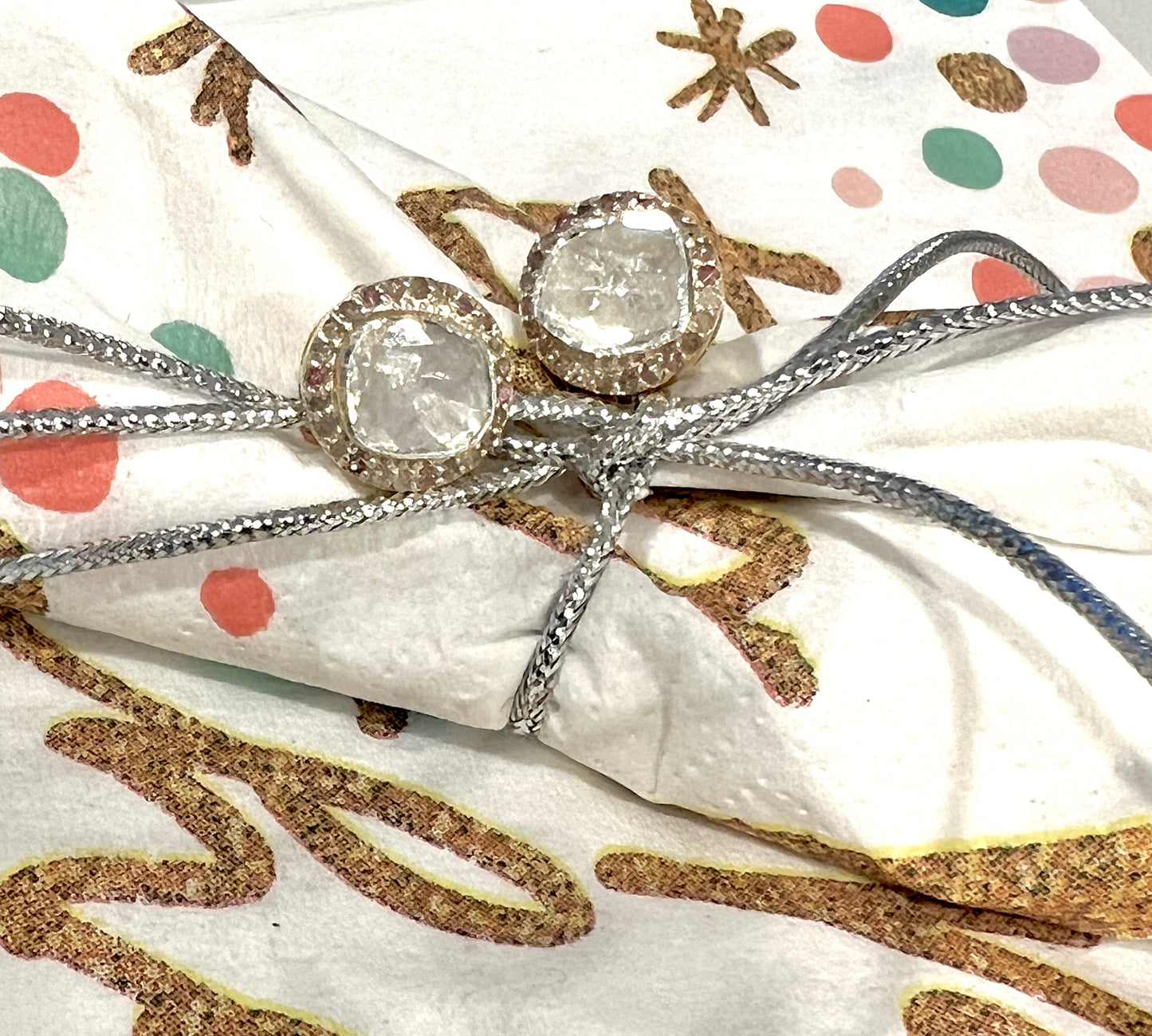 Sliced Diamond Earrings