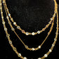 Sliced Diamond Necklace