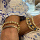 Gold Gemstone Beaded Bracelets