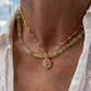 CZ Round Pendant Necklace