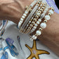 Pearl Diamond Bead Bracelets
