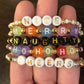 Christmas Bead Bracelet Stack