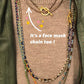 Crystal Hand Beaded Face Mask Chains