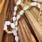Pearl Gold Hand Beaded Necklace