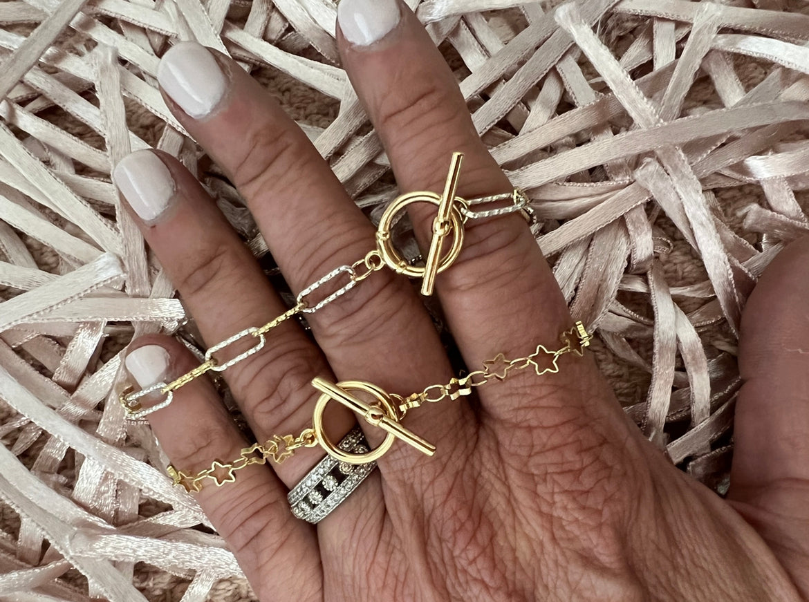 Gold Fill Chain Bracelets