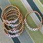 Name Gold Hand Beaded Bracelets