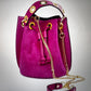 Bucket Bag Leather or Faux Fur