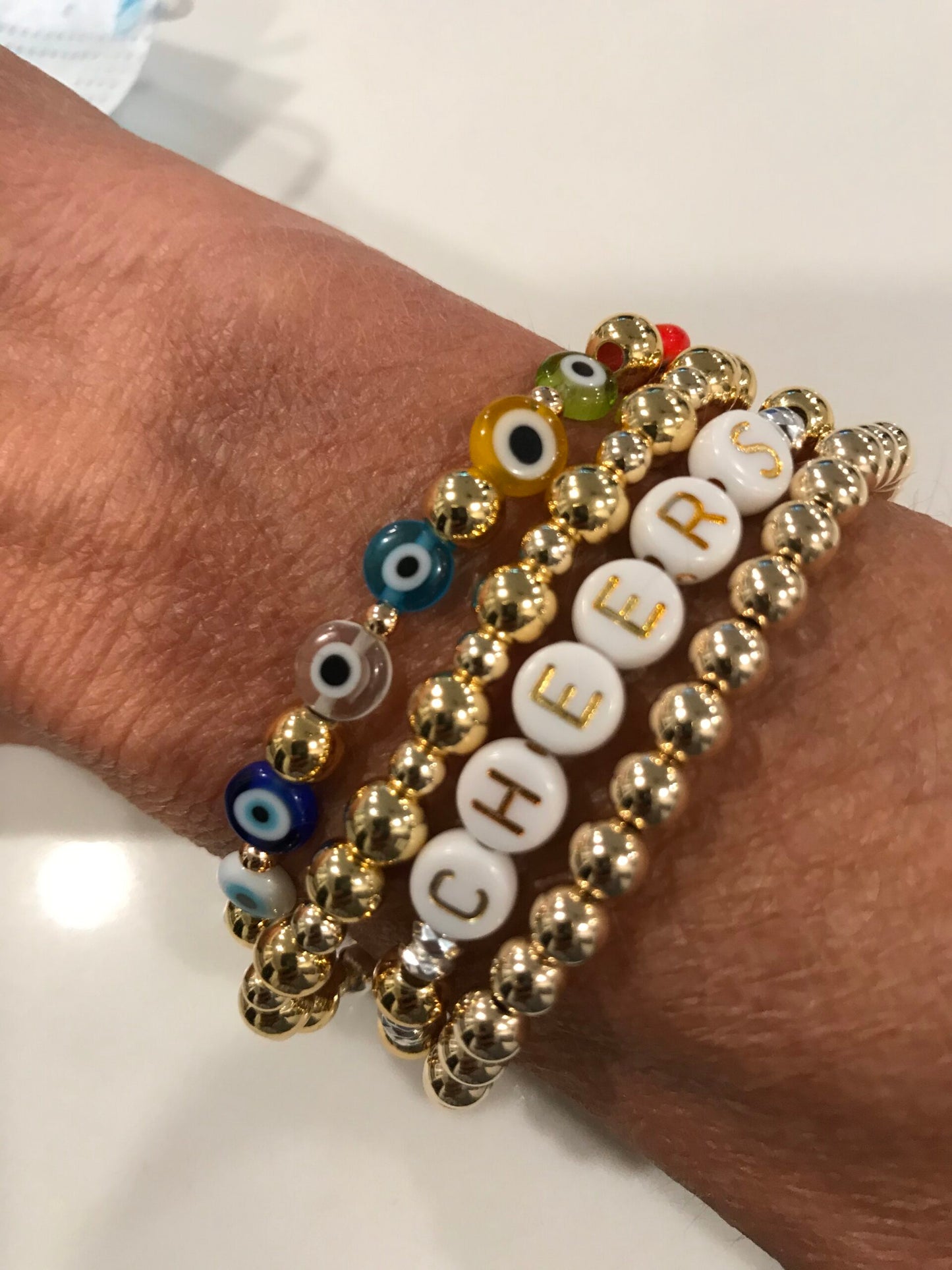 Gold Filled Evil Eye Bracelets