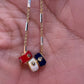 Diamond Enamel Bead Bracelets/Necklace