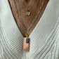 Rectangle Paper Clip Necklace