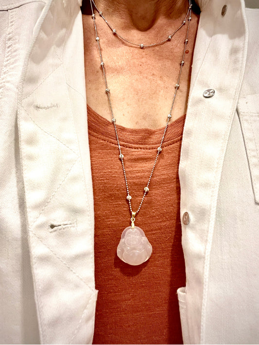 Buddha Necklace Mother Of Pearl