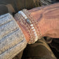 Pearl Diamond Bead Bracelets