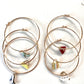 Gold Fill Charm Bangles