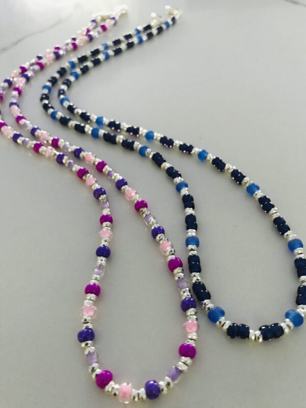 Colorful Hand Beaded Face Mask Chains
